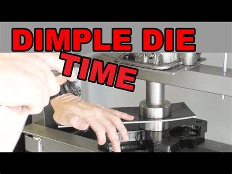 sheet metal dimpler|harbor freight dimple die.